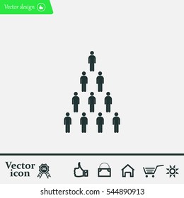 Group of people sign icon