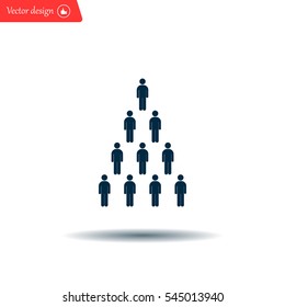 Group of people sign icon