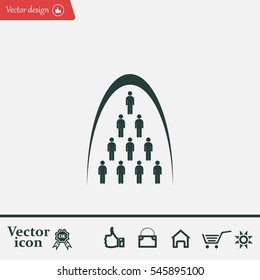 Group of people sign icon