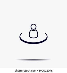 Group of people sign icon