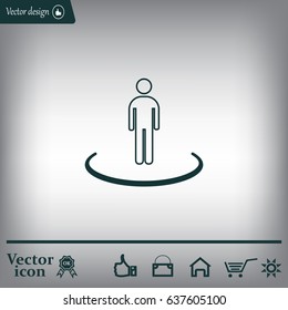 Group of people sign icon