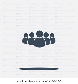 Group of people sign icon