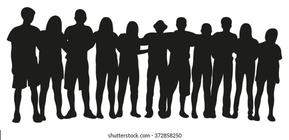 Group Of People Silhouette