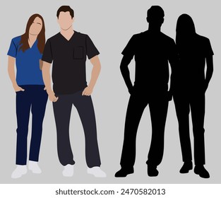 group of people silhouette, people, business, men, vector, woman, 