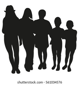 18,849 Silhouettes_children_different Images, Stock Photos & Vectors ...