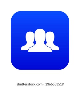 Group of people in simple style isolated on white background vector illustration