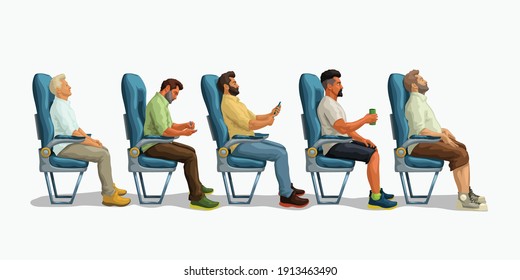 group of people sitting in their seats