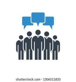 group of people and social network concept icon