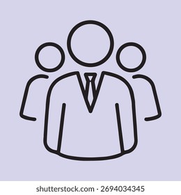 A group of people is standing together, representing teamwork, leadership, and collaboration, indicating a strong and cohesive business or organizational unit.