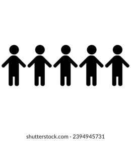 Diseño de grupo de personas en marcha