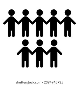 Diseño de grupo de personas en marcha