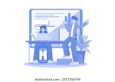Un Grupo De Personas En Un Equipo Está Haciendo Trabajo