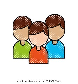 group people team work together colleagues