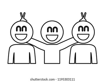 group of people teamwork celebrating