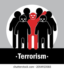 group people terrorism criminals card