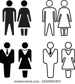  Group of people or group of users friends flat vector icon for apps and websites 