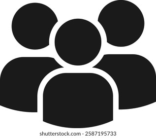 Group of people or group of users isolated on a white background, vector illustration 