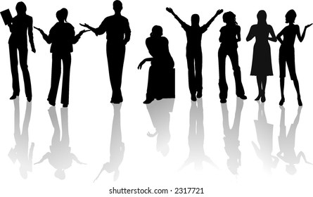 Grupo de personas - vector