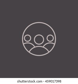 Group of people  Vector.