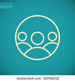 Group of people  Vector.