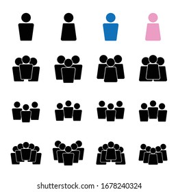 Group of people vector icon