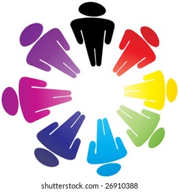 Group of people vector illustration