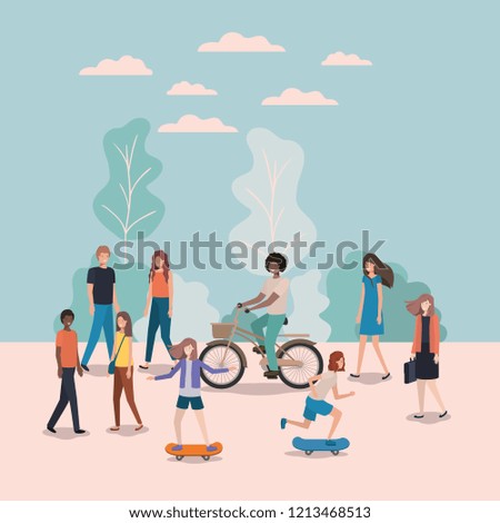 group of person doing activities in the park