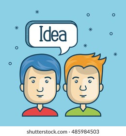 group person idea creative design