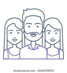 group of persons avatars characters