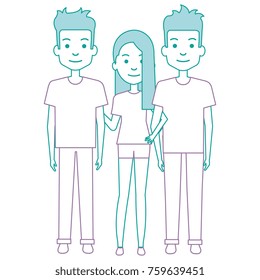 group of persons avatars characters