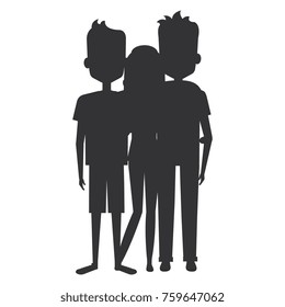 group of persons avatars characters