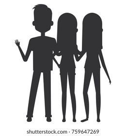 group of persons avatars characters
