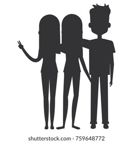 group of persons avatars characters