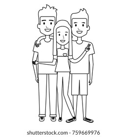 group of persons avatars characters