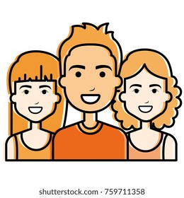 group of persons avatars characters