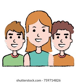group of persons avatars characters