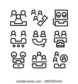 Group Phone icon or logo isolated sign symbol vector illustration - Collection of high quality black style vector icons

