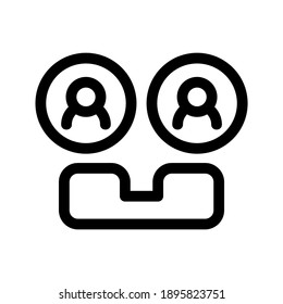 Group Phone icon or logo isolated sign symbol vector illustration - high quality black style vector icons
