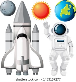 Planeten- und Weltraumobjektgrafik