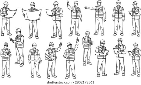 Group professional construction engineer