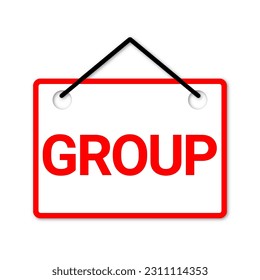 Group, for rent, do not disturb sign white plank similiar series 