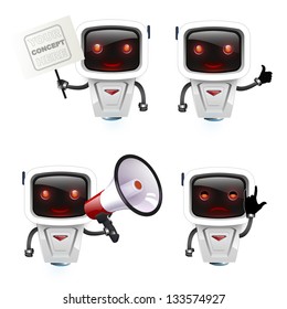 group of robots with different concepts.