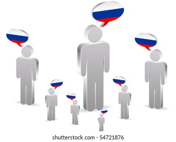 group of russian people