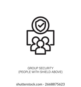 Group Security People Shieled Design