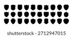 Group of shield shapes Design
