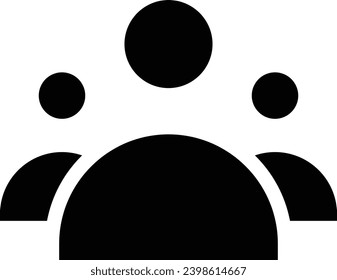 Group single vector line icon 