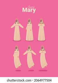 group of six holy maries