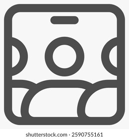 group, social media icons and symbols