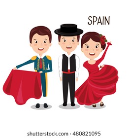 Group Spain Music Dance Design Stock Vector (Royalty Free) 480821095 ...