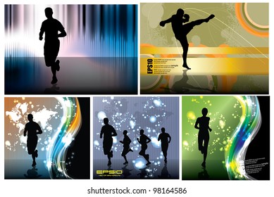 Group of sport people - Shutterstock ID 98164586